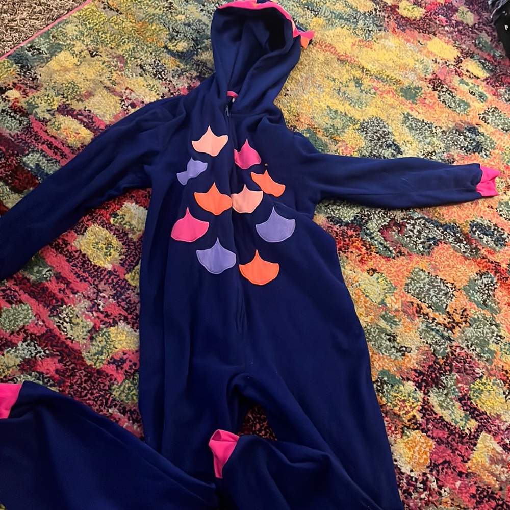 Cat and Jack girls onesie owl pajamas